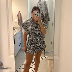 Nasty Gal Zebra Dress